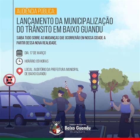 Lançamento Da Municipalização Do Trânsito Em Baixo Guandu Pmbg