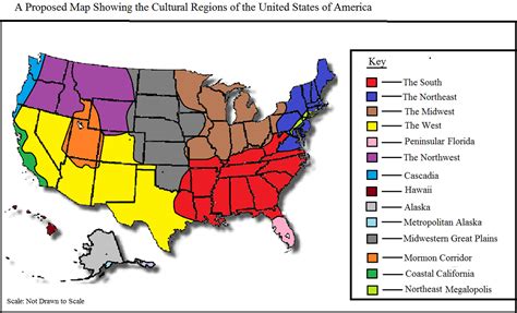 World Map Of Cultural Regions - United States Map