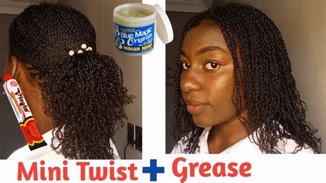 The Ultimate Hair Growth Secret😲 😲 Mini Twist Grease On 4c Natural