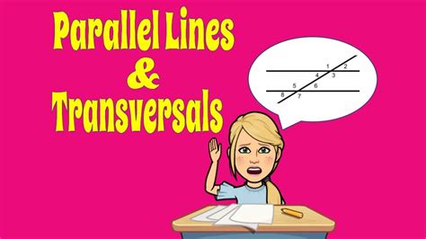 Understanding Parallel Lines And Transversals Identifying Angles And Patterns Maths