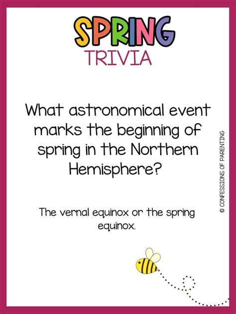 Best Spring Trivia Questions And Answers