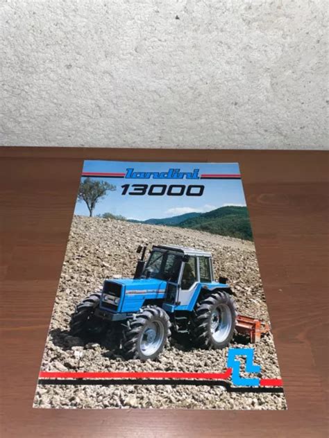 Brochure Prospekt Prospectus Tracteur Landini Tractor Traktor