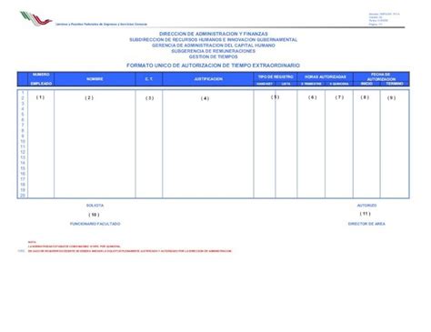 PDF FORMATO UNICO DE AUTORIZACION DE TIEMPO FORMATO UNICO DE