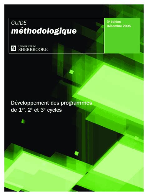 Fillable Online Guide De Dveloppement De Programmes Dveloppement Des