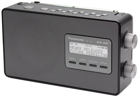 Panasonic Rf D Compact Portable Digital Dab Dab Fm Radio Black