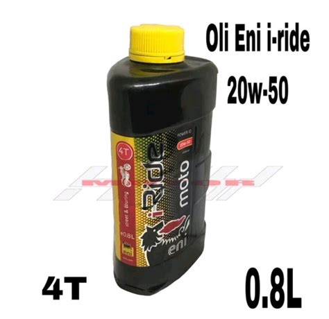 Oli Oil Agip Eni I Ride T W Power Id L Ml Lazada Indonesia