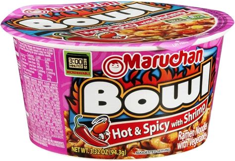 Nissin Hot And Spicy Bowl Noodles Chicken 3 32 Ounce Pack