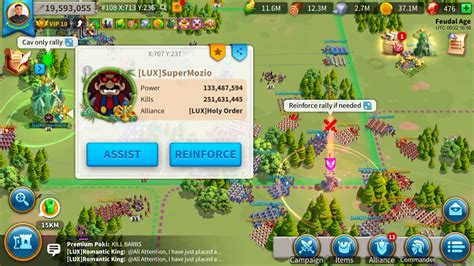 Rise Of Kingdoms Supermozio Rallies Enemy Flag Lost Kingdom War