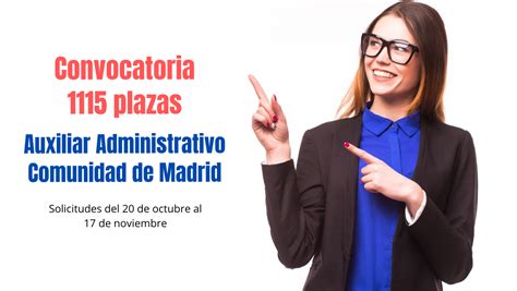 Convocatoria Auxiliar Administrativo Comunidad De Madrid Estabilizaci N