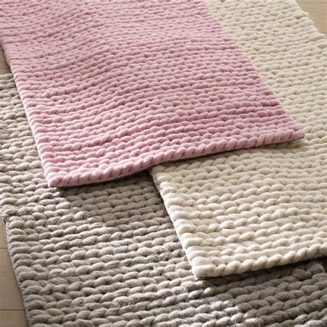 Diano Pure Wool Bedside Rug With Knit Effect La Redoute Interieurs