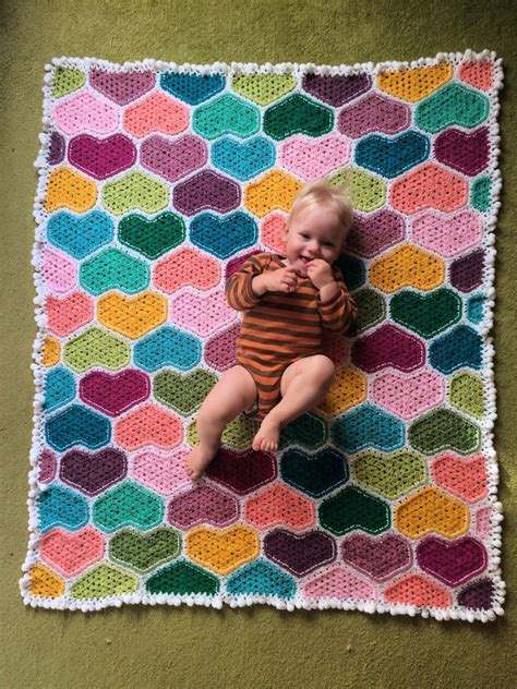 25 Free Crochet Heart Blanket Patterns Blitsy