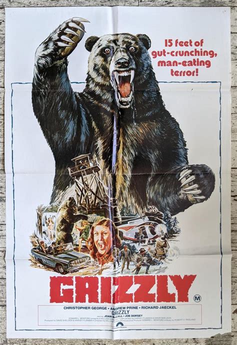 Lot Grizzly One Sheet Movie Poster 1976