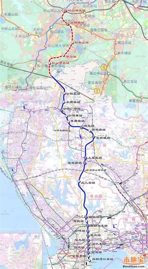 深圳地铁13号线最新线路图追踪更新 深圳本地宝