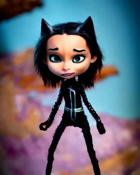 Zoe Kravitz S Cat Woman As A Highly Detailed Stop Stable Diffusion