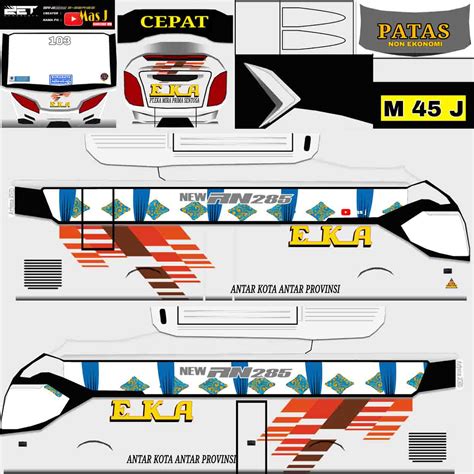 Livery Bussid Eka Cepat Persada Ini Listnya Esportsku