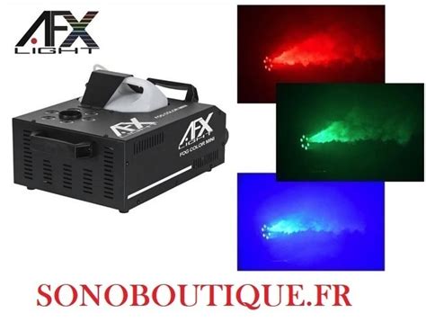 FOG COLOR MINI Geyser MACHINE A FUMEE DMX AFX Sonoboutique Fr