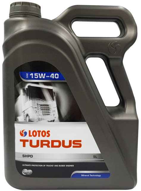 LOTOS LOTTUR15W405 OLEJ TURDUS 15W 40 SHPD SAE 5L WF K501750 0H0 Za