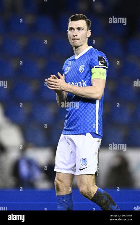 Genk S Bryan Heynen Pictured After Winning A Soccer Match Between KRC