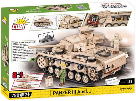 COBI Panzer III Ausf. J Tank: Set #2562 — buildCOBI.com Cobi Building Sets