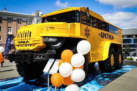 Автозавод «Урал» представил новый арктический автобус в Челябинске ...