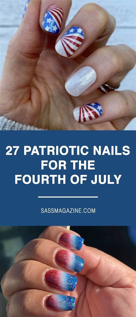 Patriotic Nail Designs For Your Next Summer Celebration Patriotic