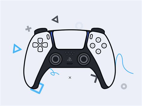 Illustration Controller PS5 in Figma by Násser Yousef Ali on Dribbble