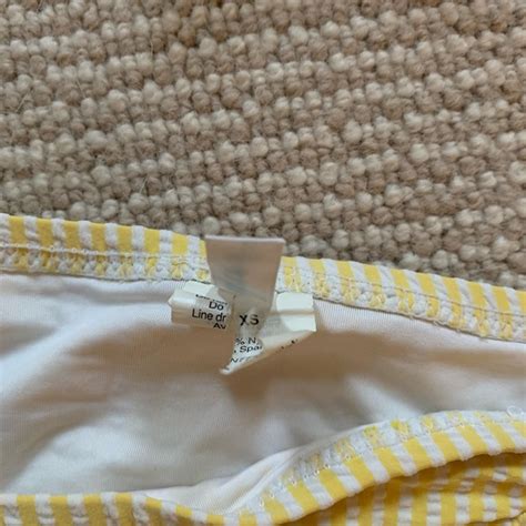 J Crew Swim Xs Lemon Seersucker Jcrew Bikini Poshmark