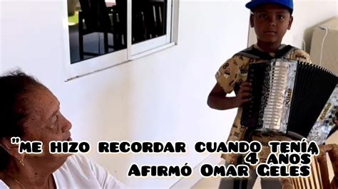 Hijo De Omar Geles Le Canta Serenata A Su Abuelita Y Desde Ya Demuestra