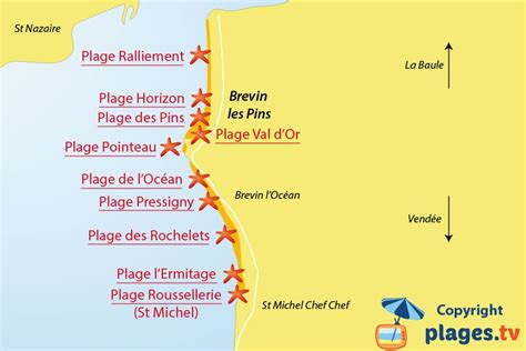 Plages Saint Brevin Les Pins Station Baln Aire De St Brevin Les