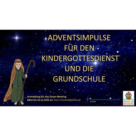 Adventsimpulse für den Kindergottesdienst und Grundschule für 10