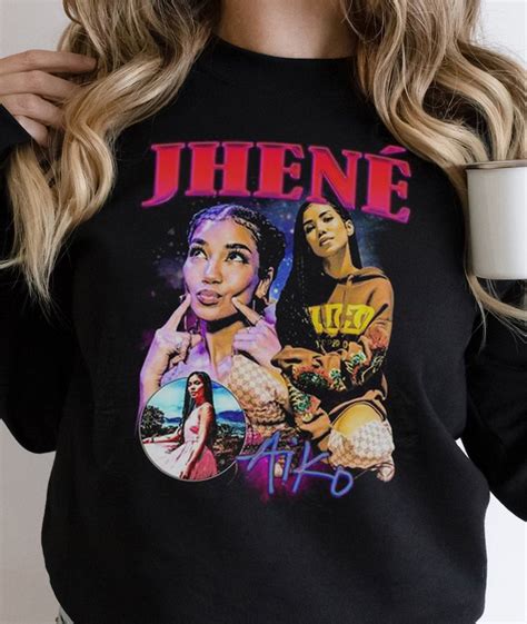 Jhené Aiko Shirt 90s Vintage X Bootleg Style Rap Tee Retro Tshirt