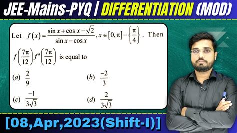 Let F X Sinx Cosx − √ 2 Sinx − Cosx X ∈ [ 0 π ] − { π 4 } Is