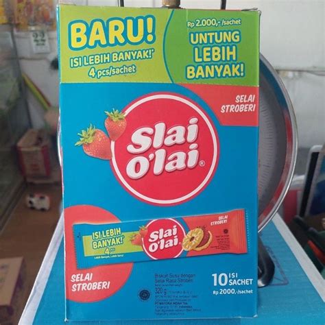 Jual Slai Olai Ola I Selai Stroberi Strawberry Nanas Blueberry Isi 10