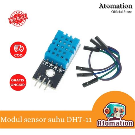 Jual Modul Sensor Suhu Dan Kelembaban Temperature And Humidity DHT 11