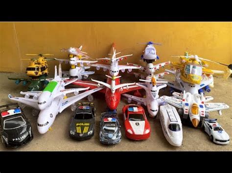 UNBOXING Pesawat Terbang Pesawat Kargo Helikopter Udara Pesawat Jets