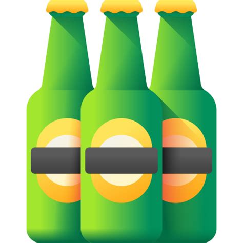 Green Beer Bottle Clipart