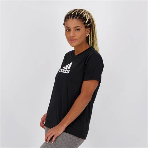 Camiseta Adidas Logo Feminina Preta Futfanatics