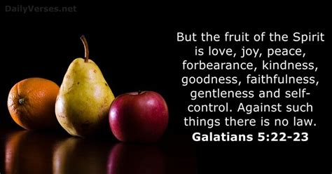 100 Bible Verses about 'Fruit of the spirit' - NIV & ESV - DailyVerses.net