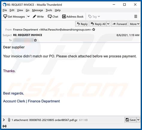 Purchase Order Email Virus Removal And Recovery Steps Updated