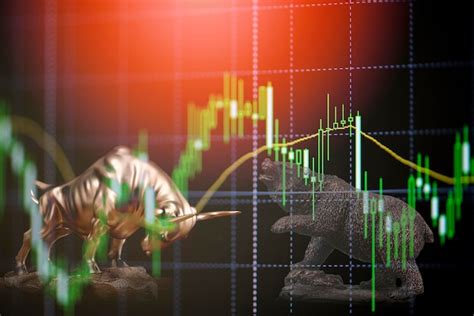 Premium Photo Stock Market Bull Vs Bear Graph Stock Market Graph