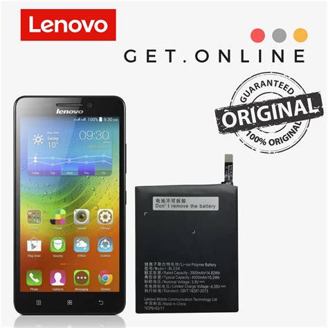 Lenovo A5000 Model BL234 Battery Original Equipment Manufacturer Li