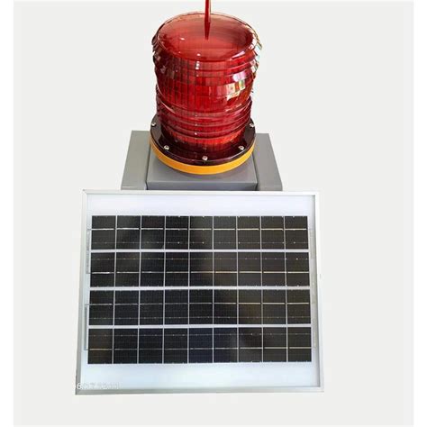 LED Flashing Aircraft Obstruction Beacon Solar Aviation Light China