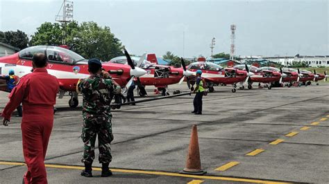 Tim Jupiter Aerobatic Milik TNI AU Siap Bermanuver Di Puncak Acara F1H2O