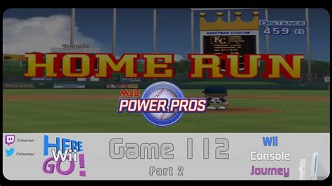 Mlb Power Pros Part Game Here Wii Go Wii Console Journey