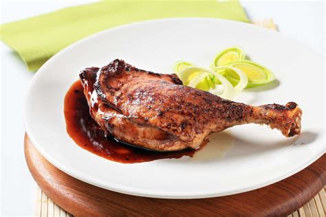 Duck With Orange Ginger And Pomegranate Glaze Recipe