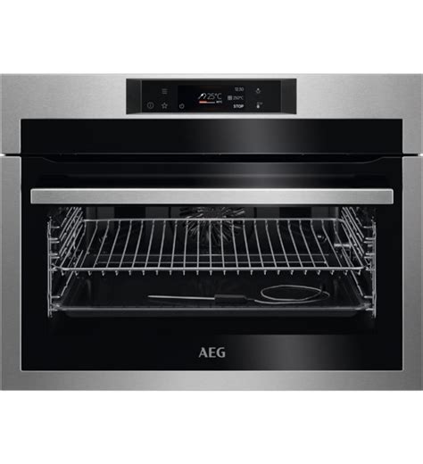 Oferta del día Aeg KPE742280M horno independiente mulif pirol compacto