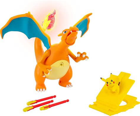 Pokemon Charizard Deluxe Feature Figure Includes 7 Inch Interactive