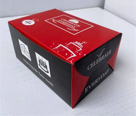 Printed Corrugated Paper Cake Packaging Box 500 Gram At Rs 7 5 Piece