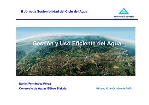 Gestión y Uso Eficiente del Agua