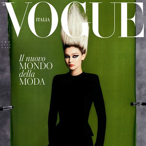 Gigi Hadid On The Cover Of Vogue Italia I M Tired Of Always Seeing